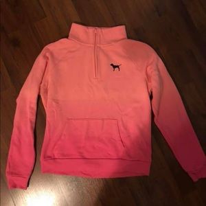 Victoria Secret Pink Half Zip Hoodie